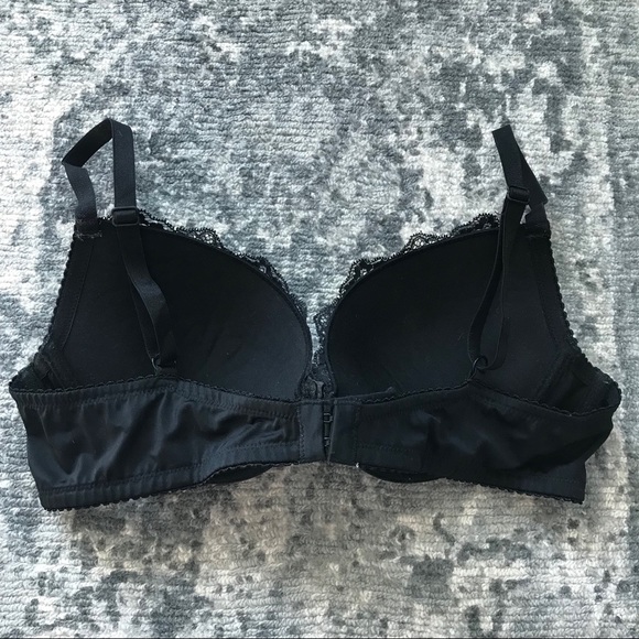 YAMAMAY black lace push up bra 36C - Picture 3 of 4